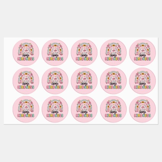 Choose kindness. Inspirational. Labels (Vel)