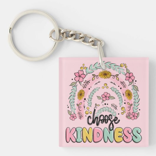 Choose kindness. Inspirational. Sleutelhanger (voorkant)