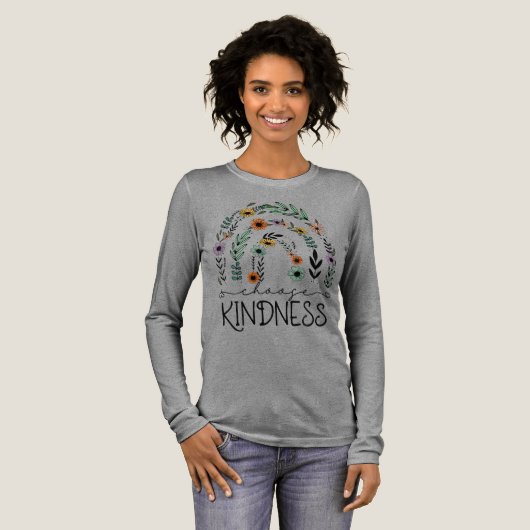 Choose kindness Tri-Blend shirt (Voorkant)