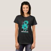 Choose Life Myasthenia Gravis Awareness Sumflower  T-shirt (Voorkant volledig)