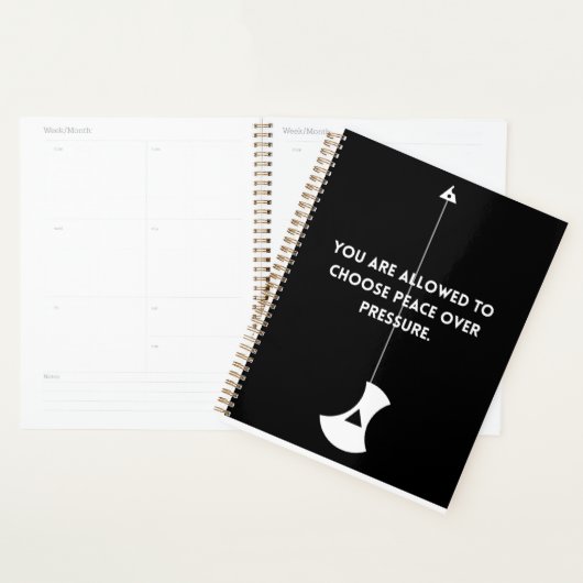 Choose Peace Over Pressure – Planner (Display)