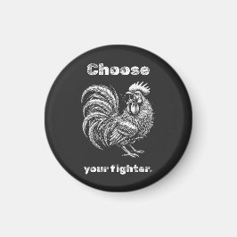 Choose Your Fighter – Demon Rooster. Magneet