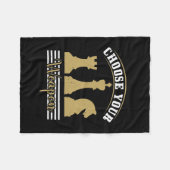 Choose Your Weapon Fleece Deken (Voorkant (Horizontaal))