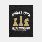 Choose Your Weapon Fleece Deken (Voorkant)