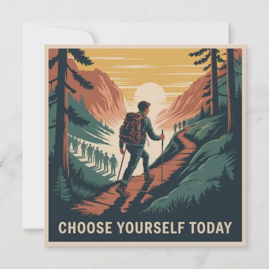 Choose Yourself Today Kaart (Voorkant)