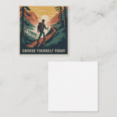Choose Yourself Today Notitiekaartje (Voorkant / Achterkant)