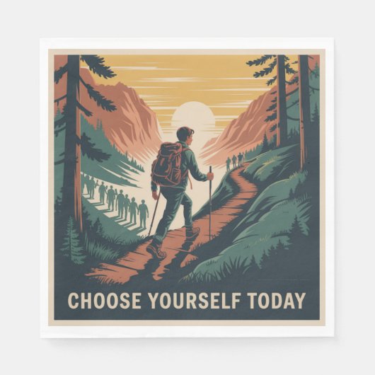 Choose Yourself Today Servet (Voorkant)
