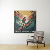 Choose Yourself Today Wandkleed (In situ)