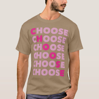 Chooseypography Roze Retro 80s 90s Vintage vriend T-shirt