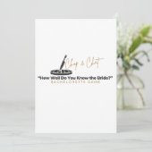 Chop and Chat vrijgezellenfeest  Feestdagenkaart (Staand voorkant)