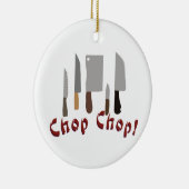 Chop Chop Keramisch Ornament (Rechts)