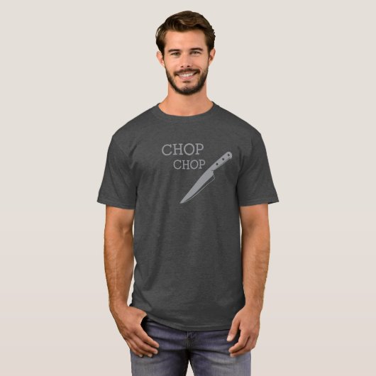 Chop Chop Keukenmes t-shirt (Voorkant volledig)