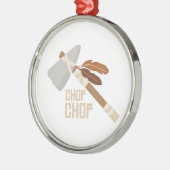 Chop Chop Metalen Ornament (Links)