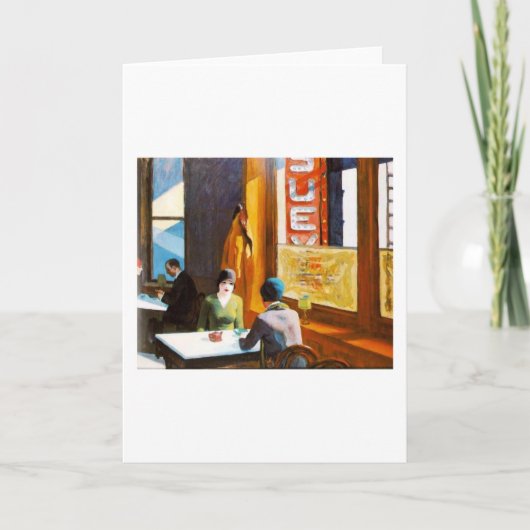 Chop Suey - Edward Hopper Kaart (Voorkant)