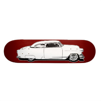 Chop top Chevy Black, wit, rood grafisch dek Persoonlijk Skateboard