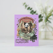 Chopanda Funny Panda Great Animal Composer Chopin Briefkaart (Staand voorkant)