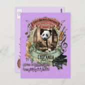 Chopanda Funny Panda Great Animal Composer Chopin Briefkaart (Voorkant / Achterkant)