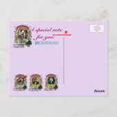 Chopanda Funny Panda Great Animal Composer Chopin Briefkaart (Achterkant)