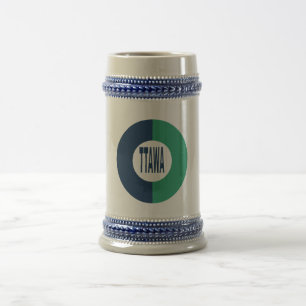 Chope 624 g Blauw Grey OTTAWA Bierpul
