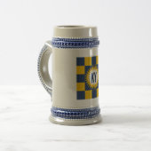 Chope 624 g grijs/blauw KENTUCKY Bierpul (Voorkant links)
