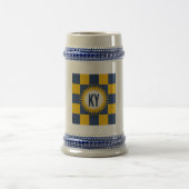 Chope 624 g grijs/blauw KENTUCKY Bierpul (Center)