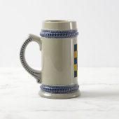 Chope 624 g grijs/blauw KENTUCKY Bierpul (Links)