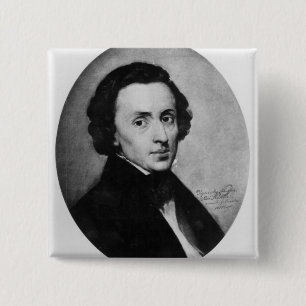 Chopin, 1858 vierkante button 5,1 cm