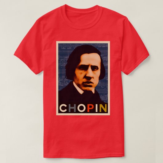 Chopin 3 t-shirt (Design voorkant)