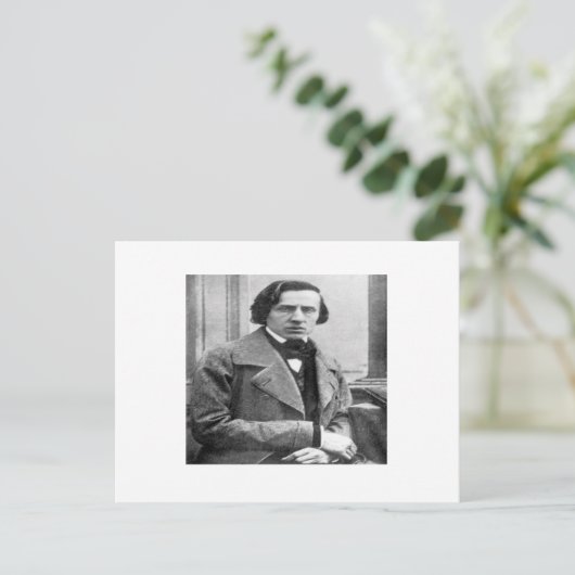 chopin briefkaart (Staand voorkant)