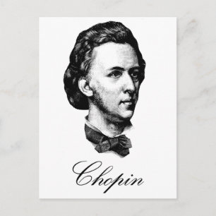 Chopin Briefkaart