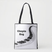 Chopin-Canvas tas (Voorkant)