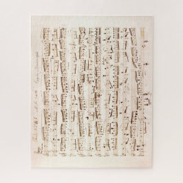 Chopin Classical Music Score Puzzle Legpuzzel