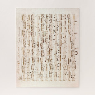 Chopin Classical Music Score Puzzle Legpuzzel