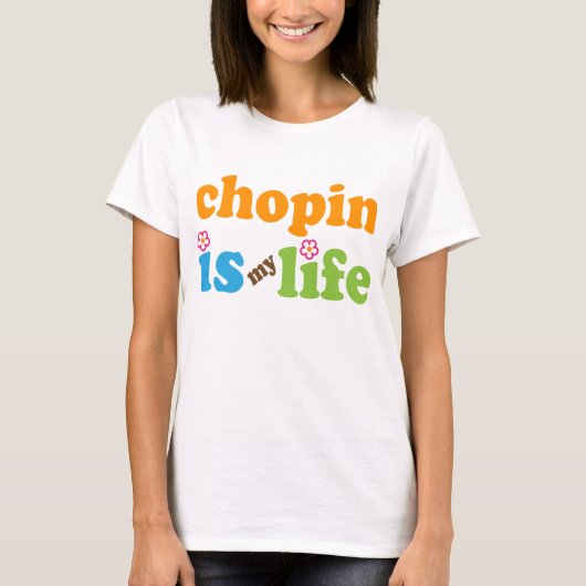 Chopin Gift Girls T-shirt (Voorkant)