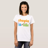 Chopin Gift Girls T-shirt (Voorkant volledig)