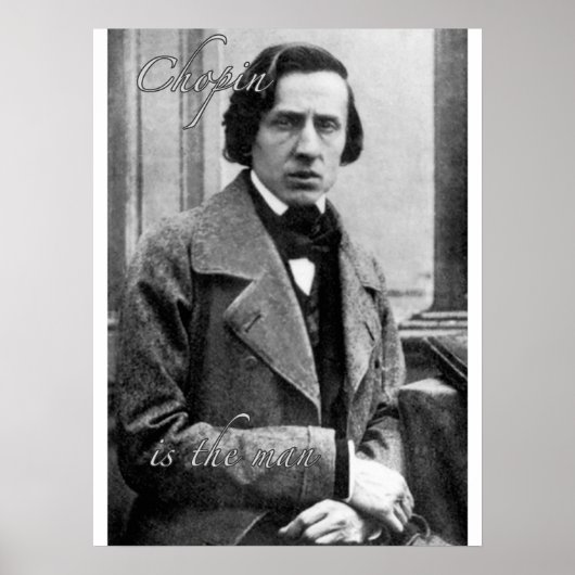 Chopin is het man poster (Voorkant)
