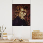 Chopin Portrait Poster (Keuken)