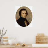 Chopin Portrait Poster (Keuken)