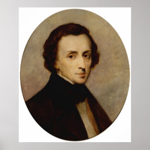 Chopin Portrait Poster