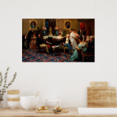 Chopin spelen op de piano poster (Keuken)