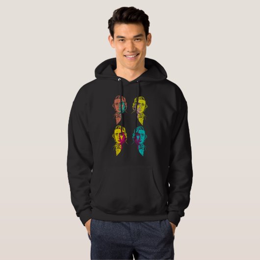Chopin  stijl hoodie (Voorkant volledig)