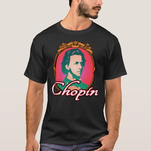 Chopin-t-shirt T-shirt (Voorkant)