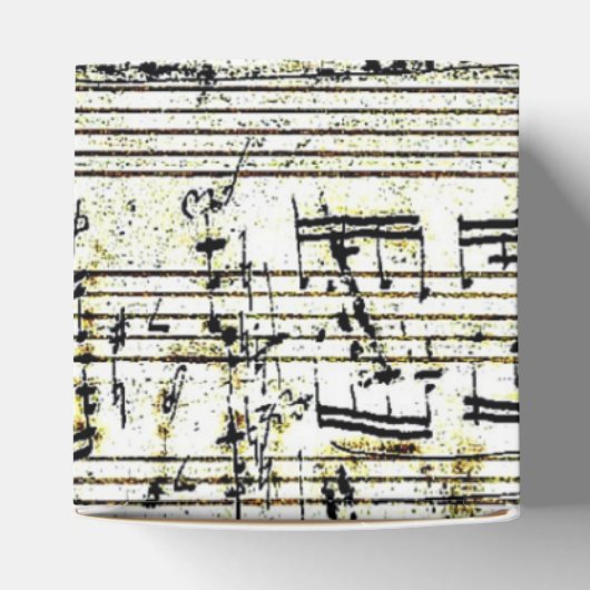 Chopin's "Polonaise" Bedankdoosjes (Bovenkant)