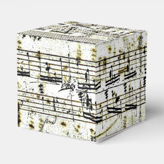 Chopin's "Polonaise" Bedankdoosjes (Achterkant)