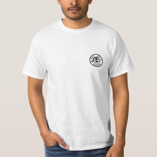 Chopper 1 (achterzijde) en DAC Logo (voorzijde) T-shirt (Voorkant)
