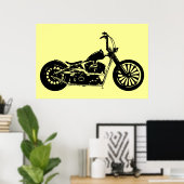 Chopper Bike Poster (Thuiskantoor)