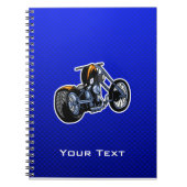 Chopper; Blauw Notitieboek (Voorkant)