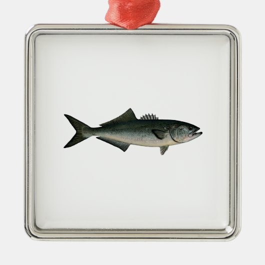 Chopper Bluefish Metalen Ornament (Voorkant)