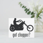 Chopper Briefkaart (Staand voorkant)