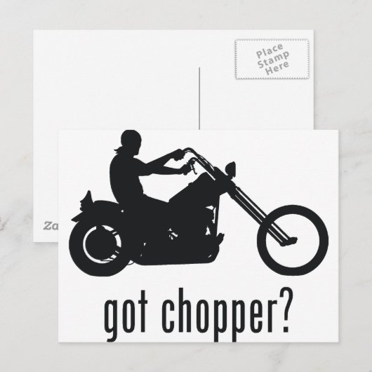 Chopper Briefkaart (Voorkant / Achterkant)